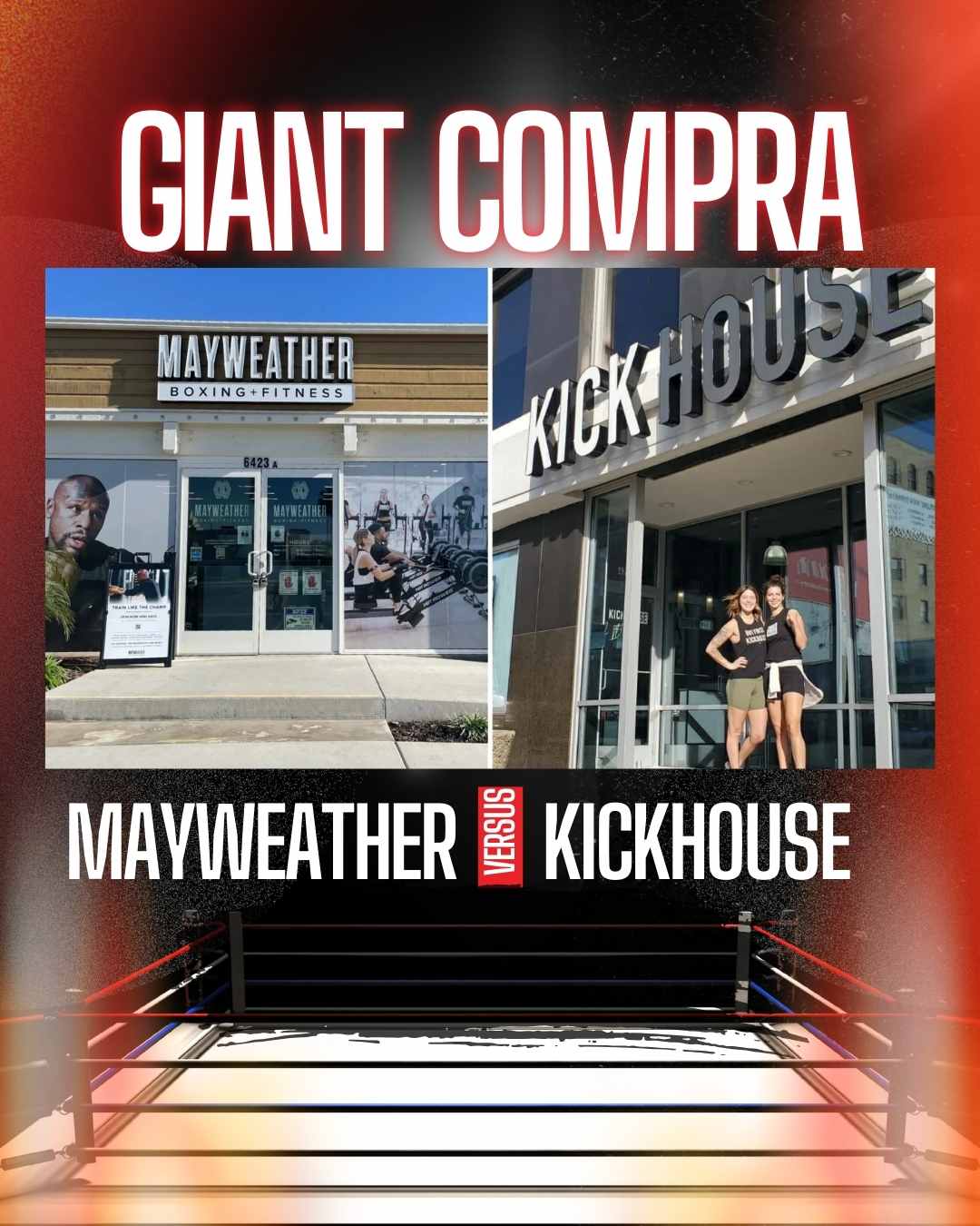 GIANT IDEAS COMPRA MAYWEATHER BOXING Y KICKHOUSE