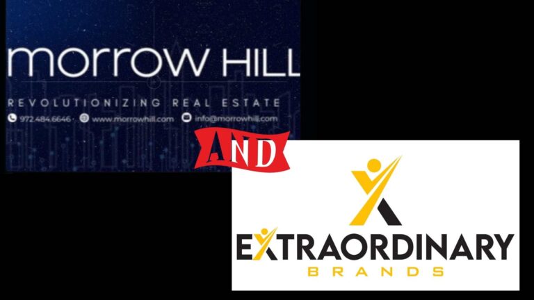 Directivos de Extraordinary Brands y Morrow Hill durante la firma de la alianza inmobiliaria exclusiva en Estados Unidos.