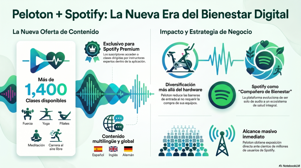 peloton y spotify